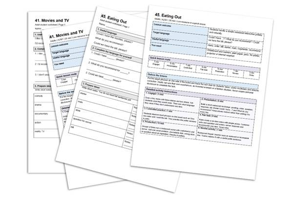 Real lesson plans from the TEFLmasters lesson planning bundle